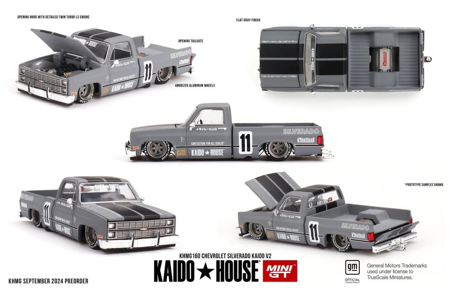 【預訂】Mini GT x Kaido House Chevrolet Silverado KAIDO V2(KHMG160)