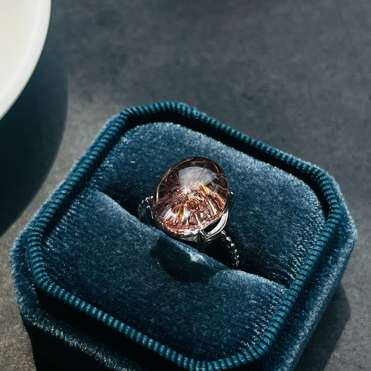 [原石] 幽靈水晶 戒指