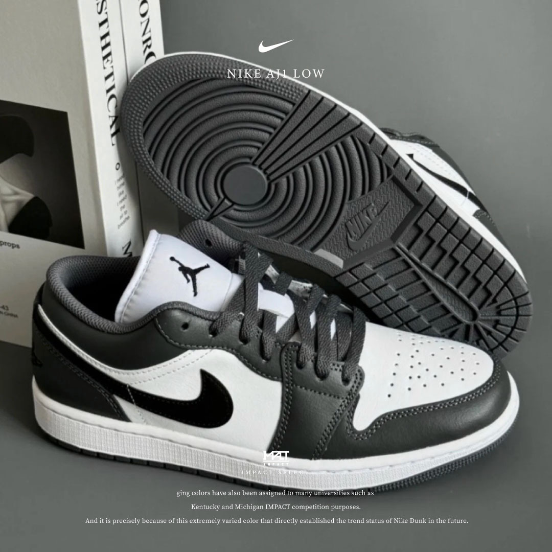 Nike AJ1 Low "Iron Grey" 鐵灰 灰白 553558-152