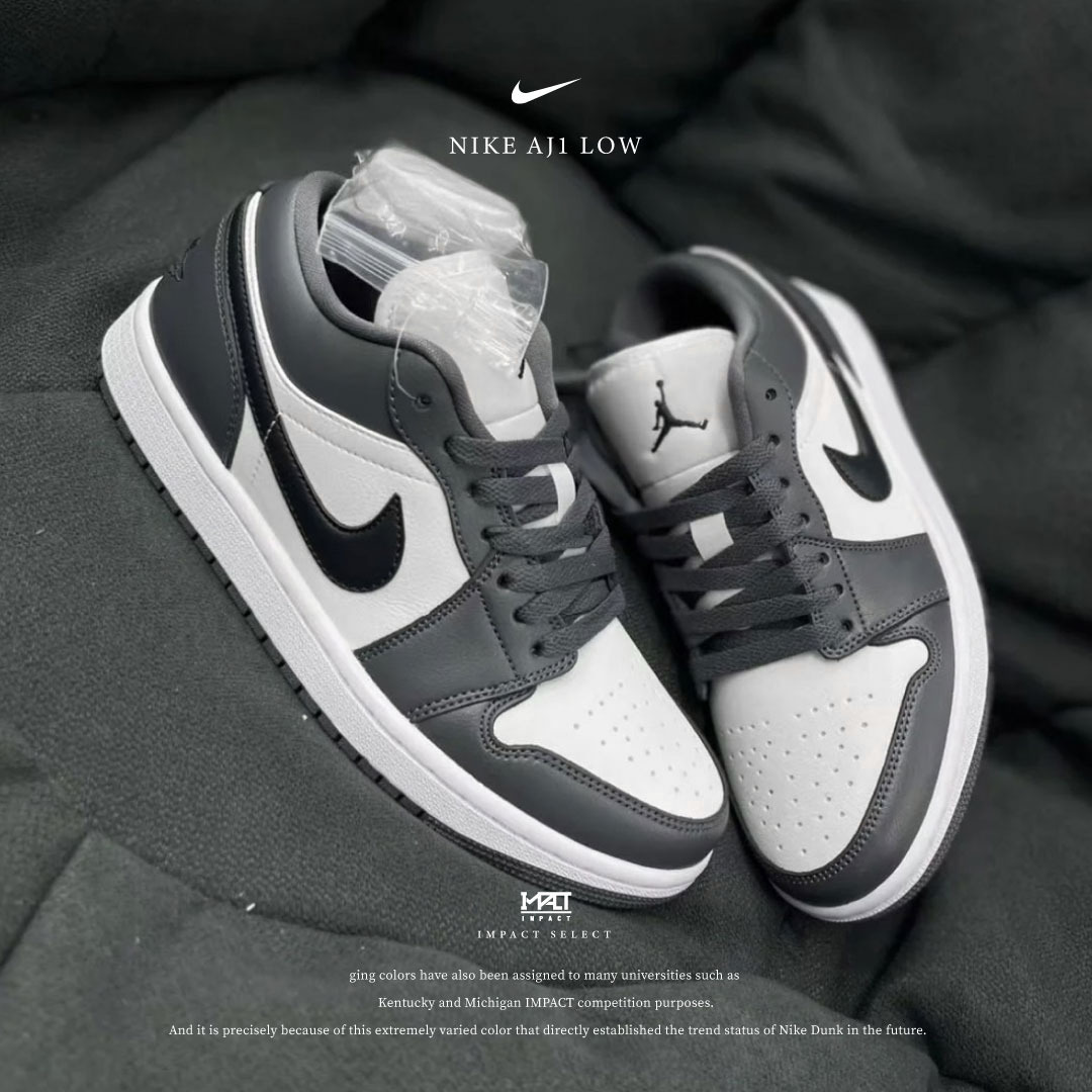 Nike AJ1 Low "Iron Grey" 鐵灰 灰白 553558-152