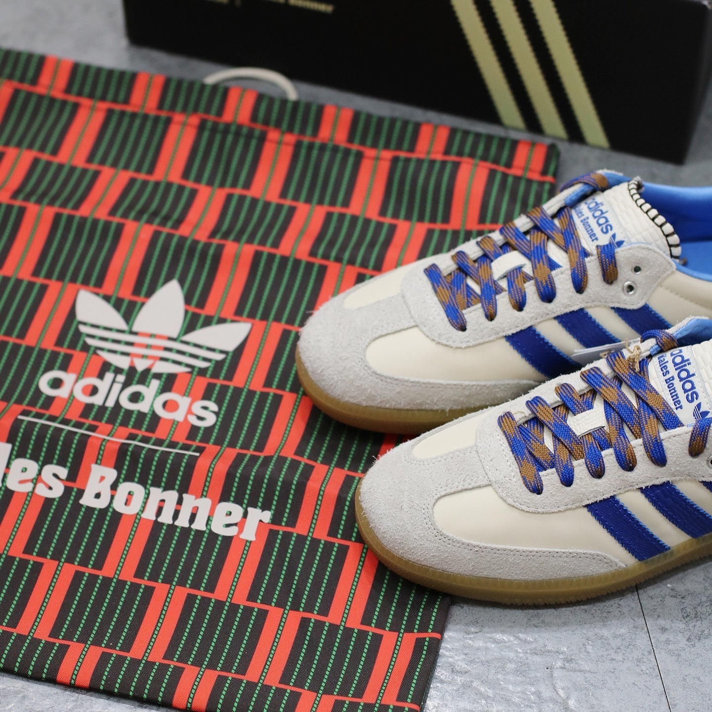 Adidas Samba Nylon Desert White/Wonder Clay Royal Wales Bonner IH7756  IH3261