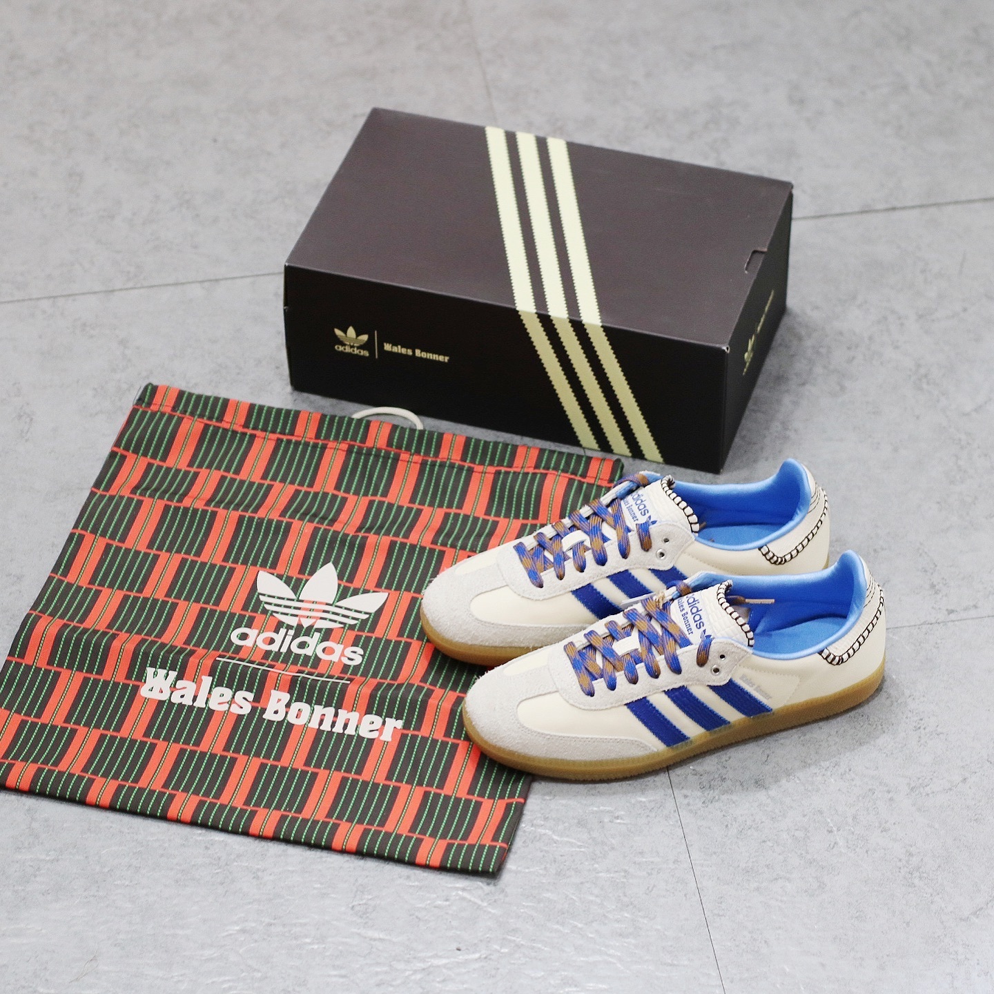 Adidas Samba Nylon Desert White/Wonder Clay Royal Wales Bonner IH7756  IH3261