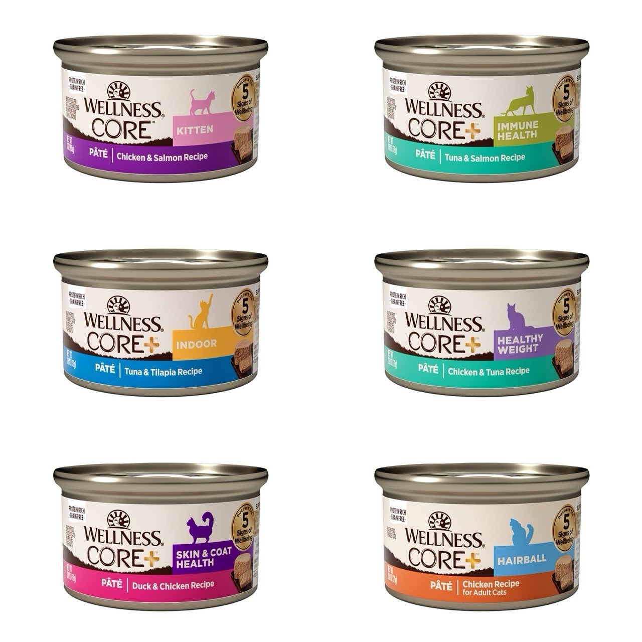 wellness寵物健康 CORE+貓咪無穀機能主食罐