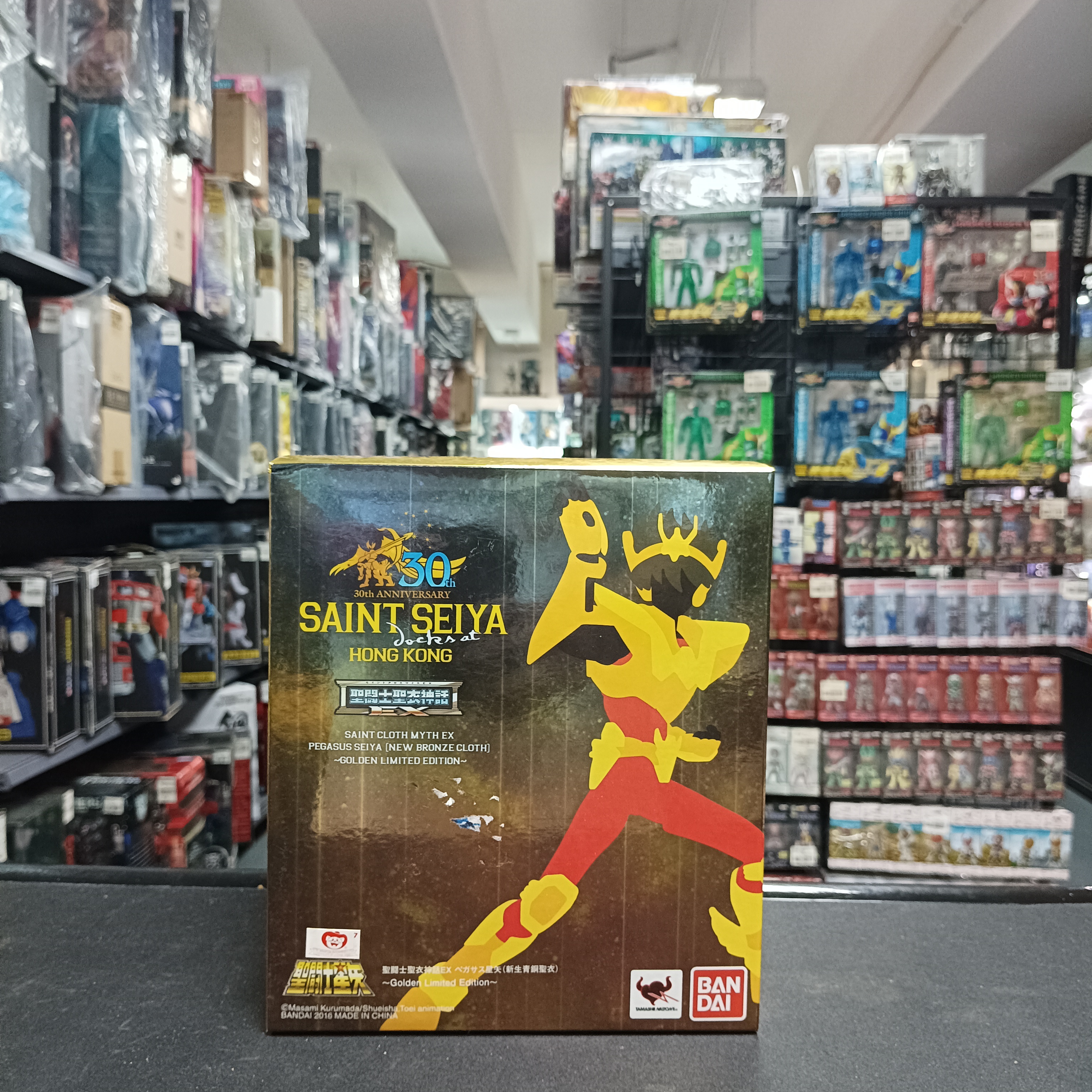 聖鬥士星矢-30周年香港會場限定 聖衣神話ex 天馬座 新生青銅聖衣 Golden Limited Edition