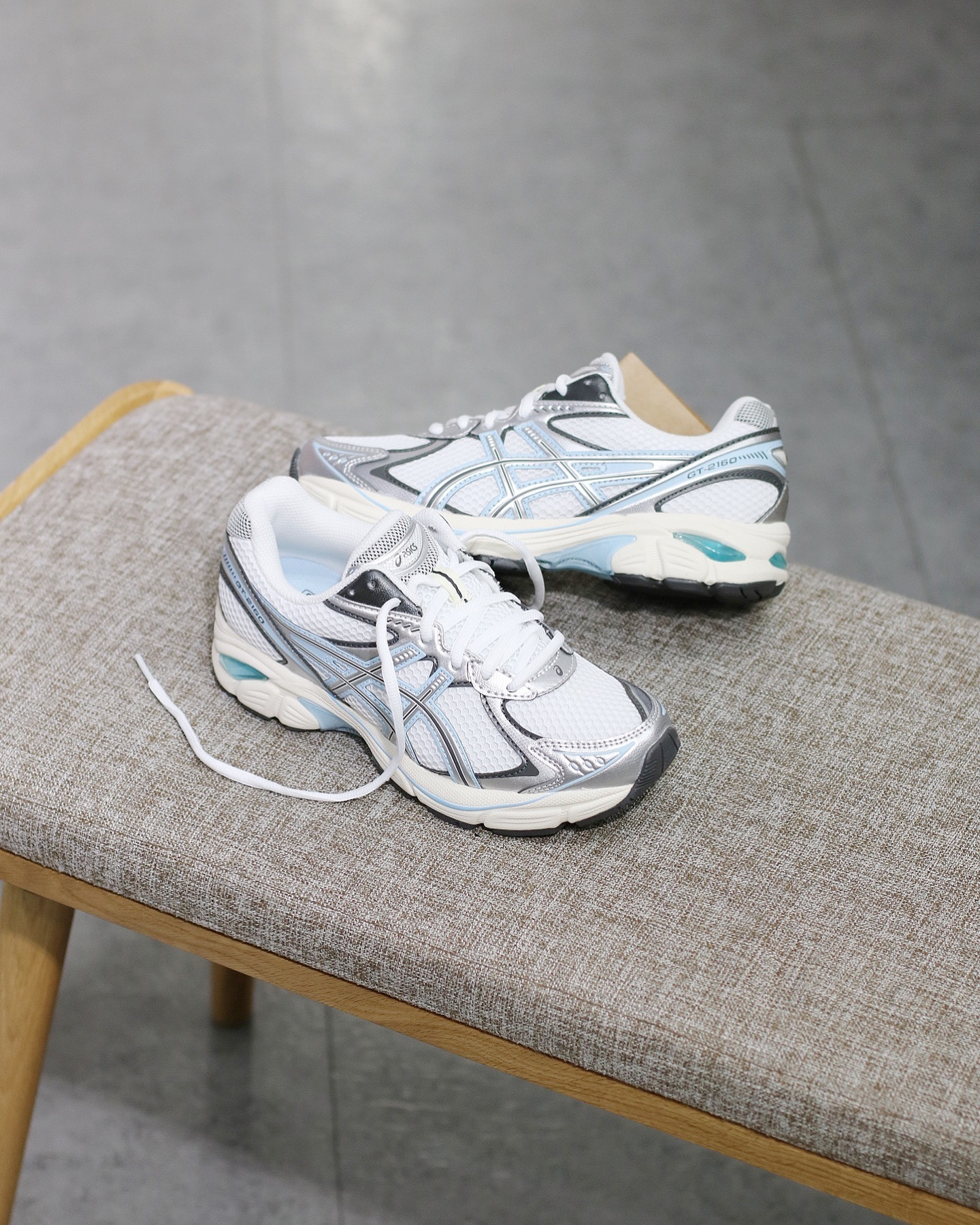 Asics Asics GT-2160 Silver Ice Blue 冰藍銀色 1203A544-101