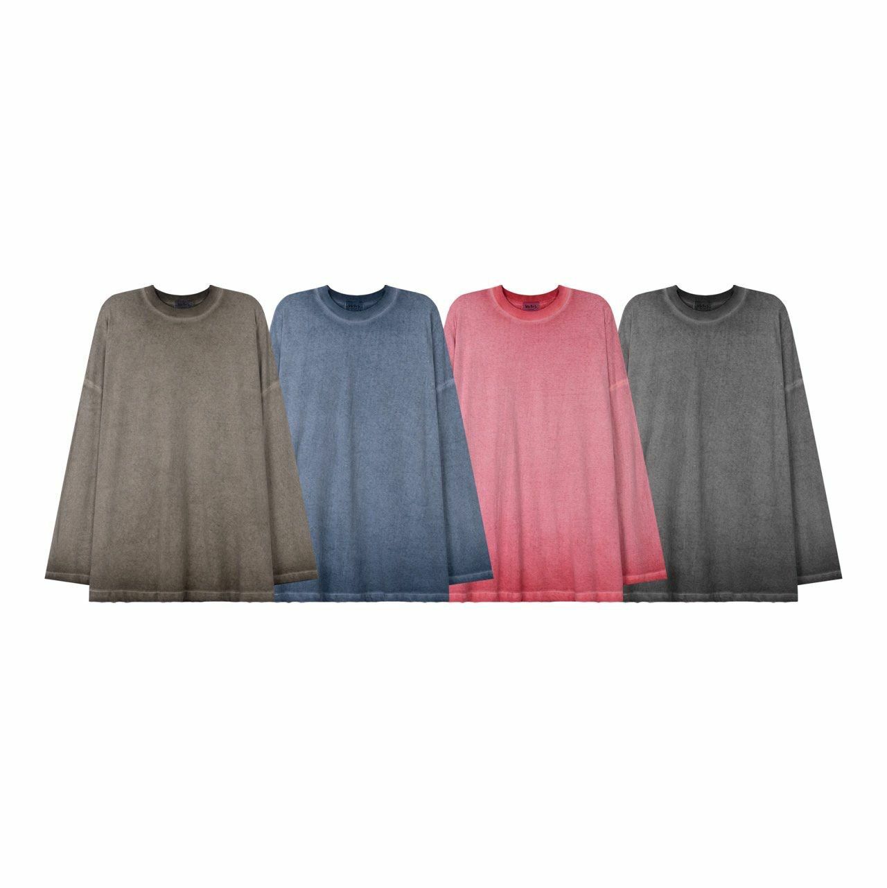 洗水淨色長袖衫 Votus-037T