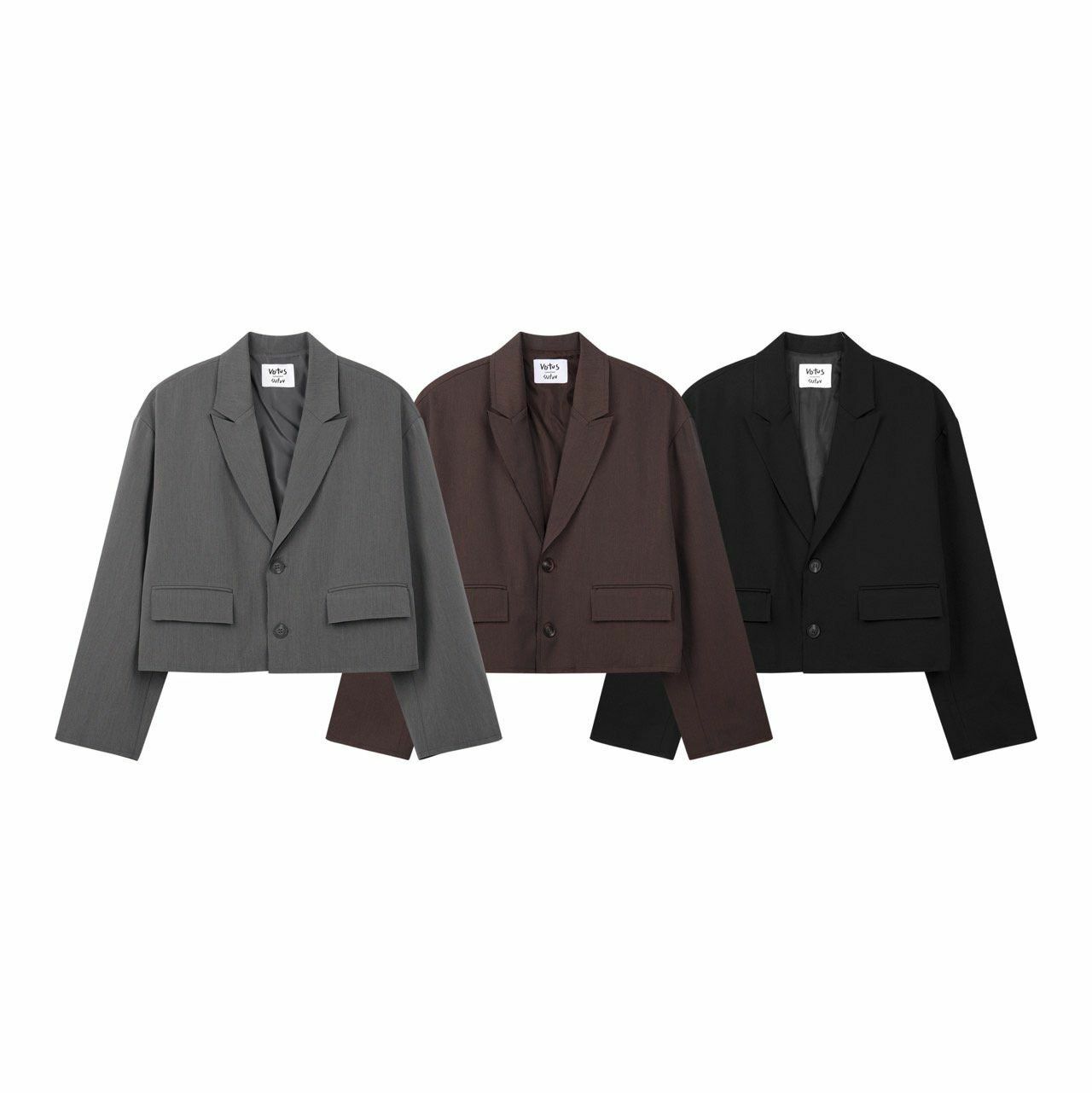 淨色短身西裝褸 Votus-038JK