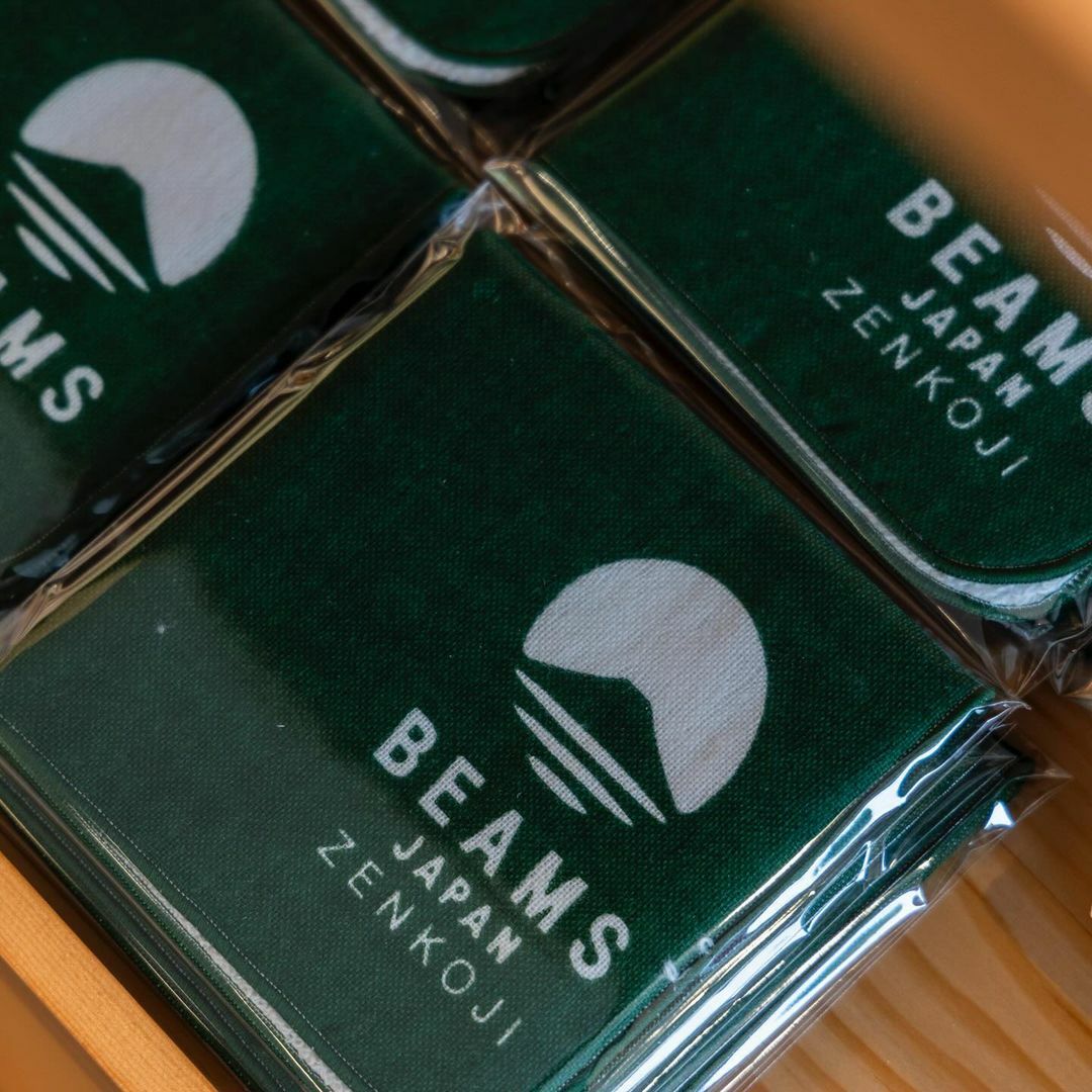 2024SS BEAMS JAPAN ZENKOJI 善光寺 富士山 限定 手帕 毛巾 方巾 現貨