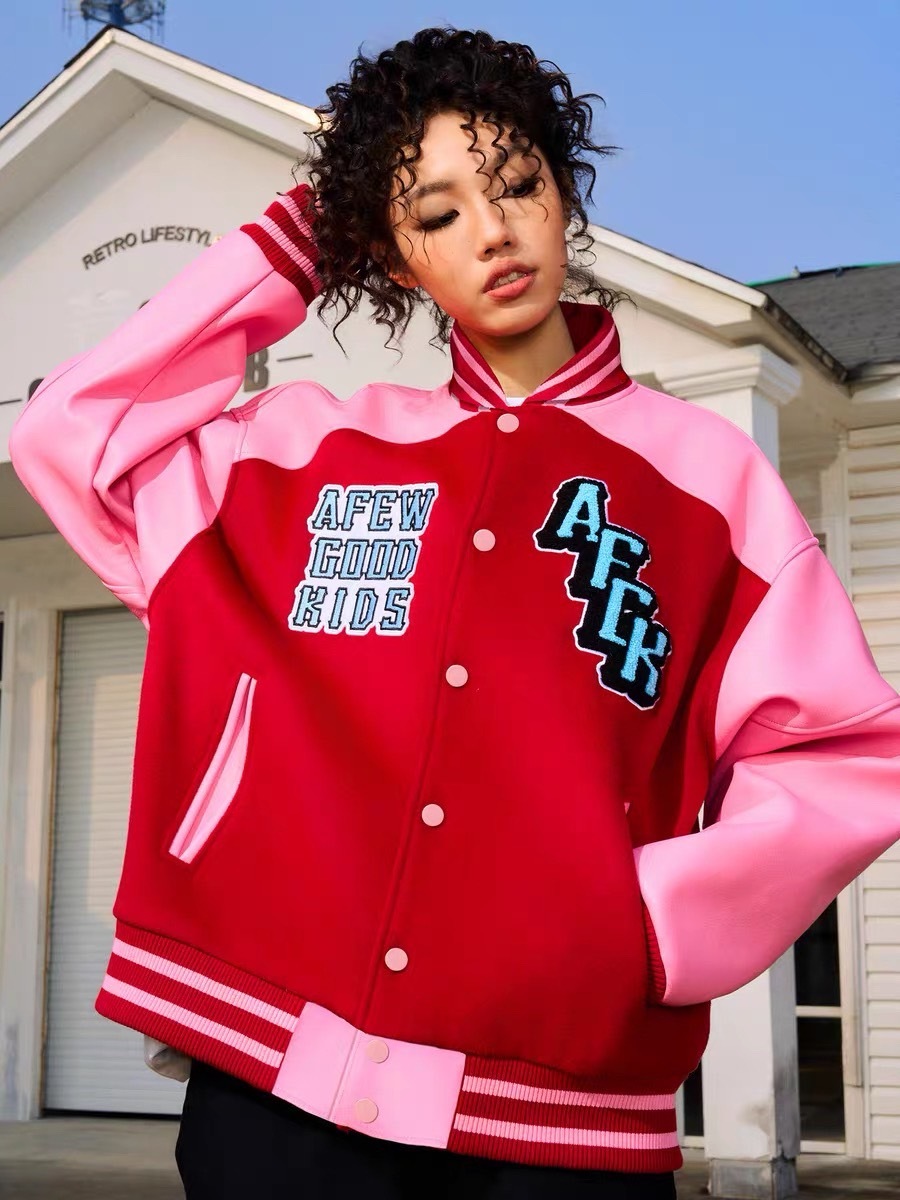 AFGK Angel Baseball Jacket A FEW GOOD KIDS