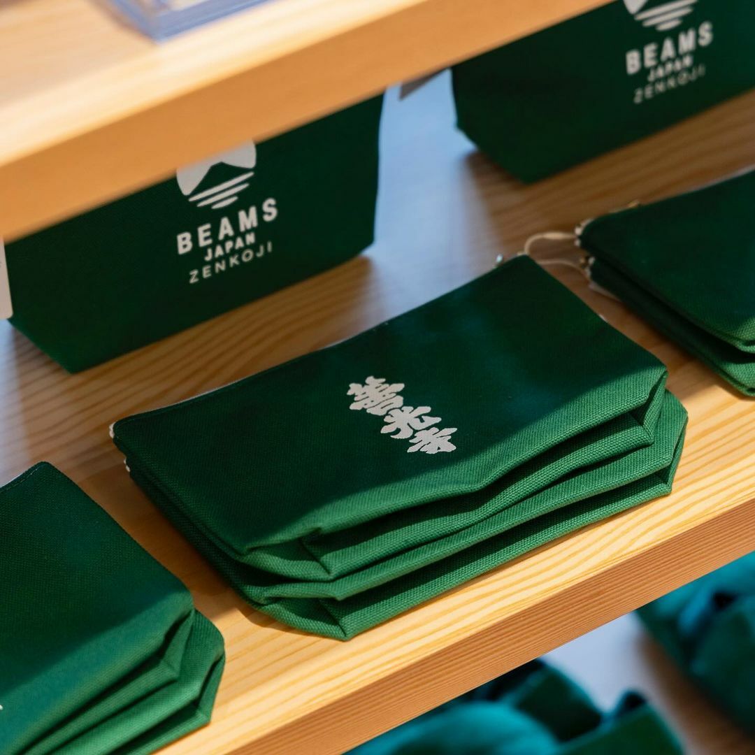 2024SS BEAMS JAPAN ZENKOJI 善光寺 富士山 限定 帆布 手拿包 資料夾 收納包 化妝包 零錢包 現貨