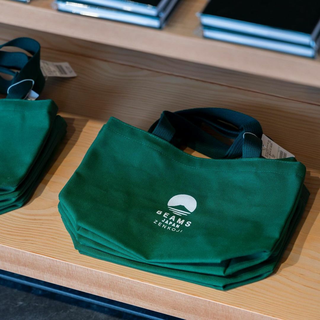 2024SS BEAMS JAPAN ZENKOJI 善光寺 富士山 限定 帆布袋 手提包 袋子 收納 可放水瓶 現貨