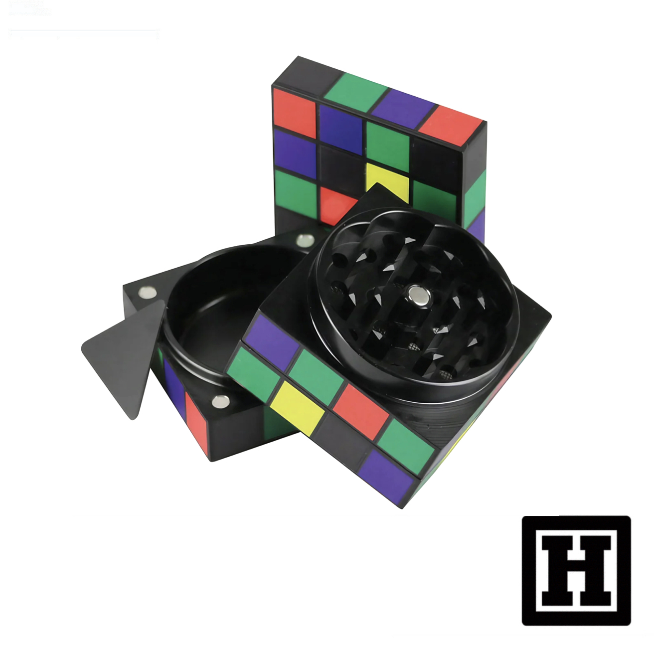 Puzzle Cube Grinder 魔術方塊 四片式 研磨器
