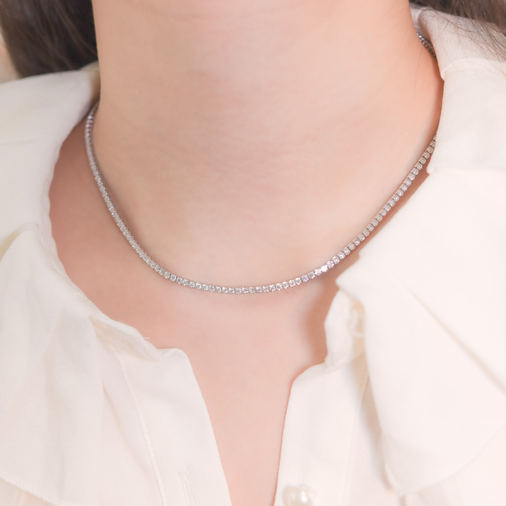 | 925純銀・白金 | 愛在分秒項鍊 | NE1198 |