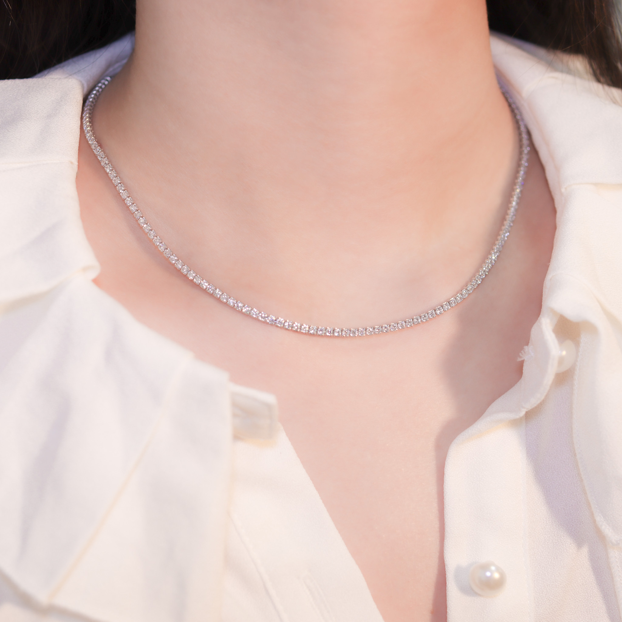 | 925純銀・白金 | 愛在分秒項鍊 | NE1198 |