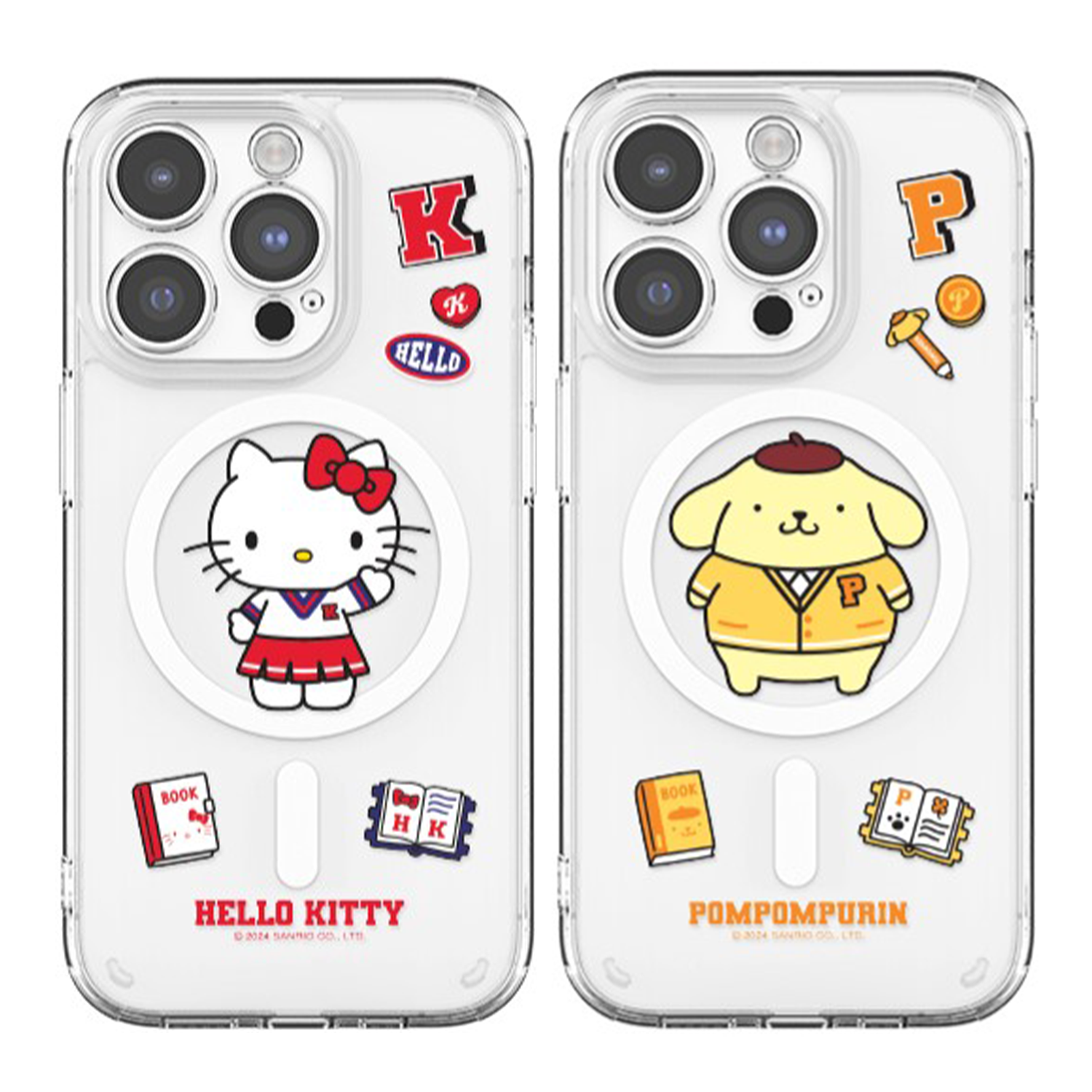 Sanrio - Magsafe Clear Hard Case - 氣墊防撞磁吸透明手機保護硬殼 TY BB