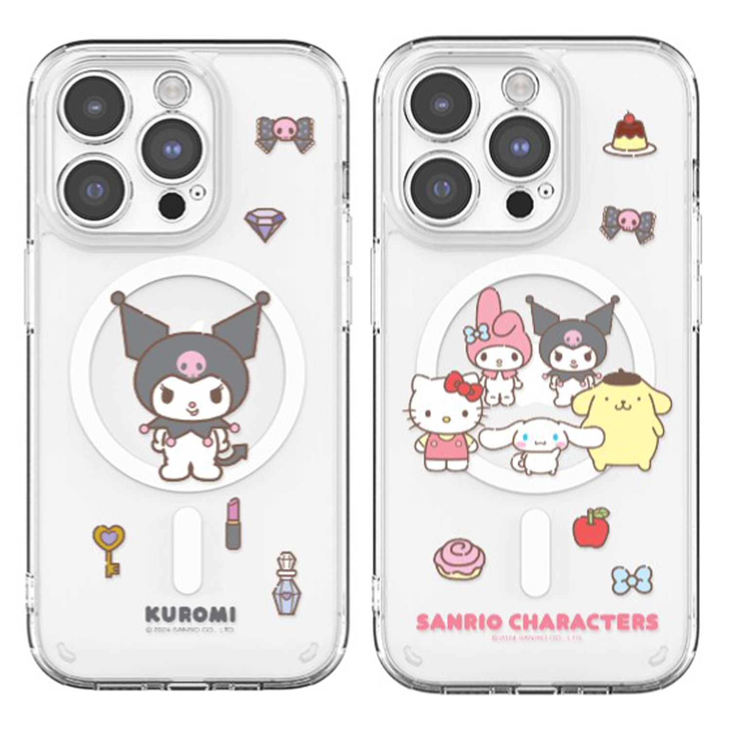 Sanrio - Magsafe Clear Hard Case - 氣墊防撞磁吸透明手機保護硬殼 TY BB