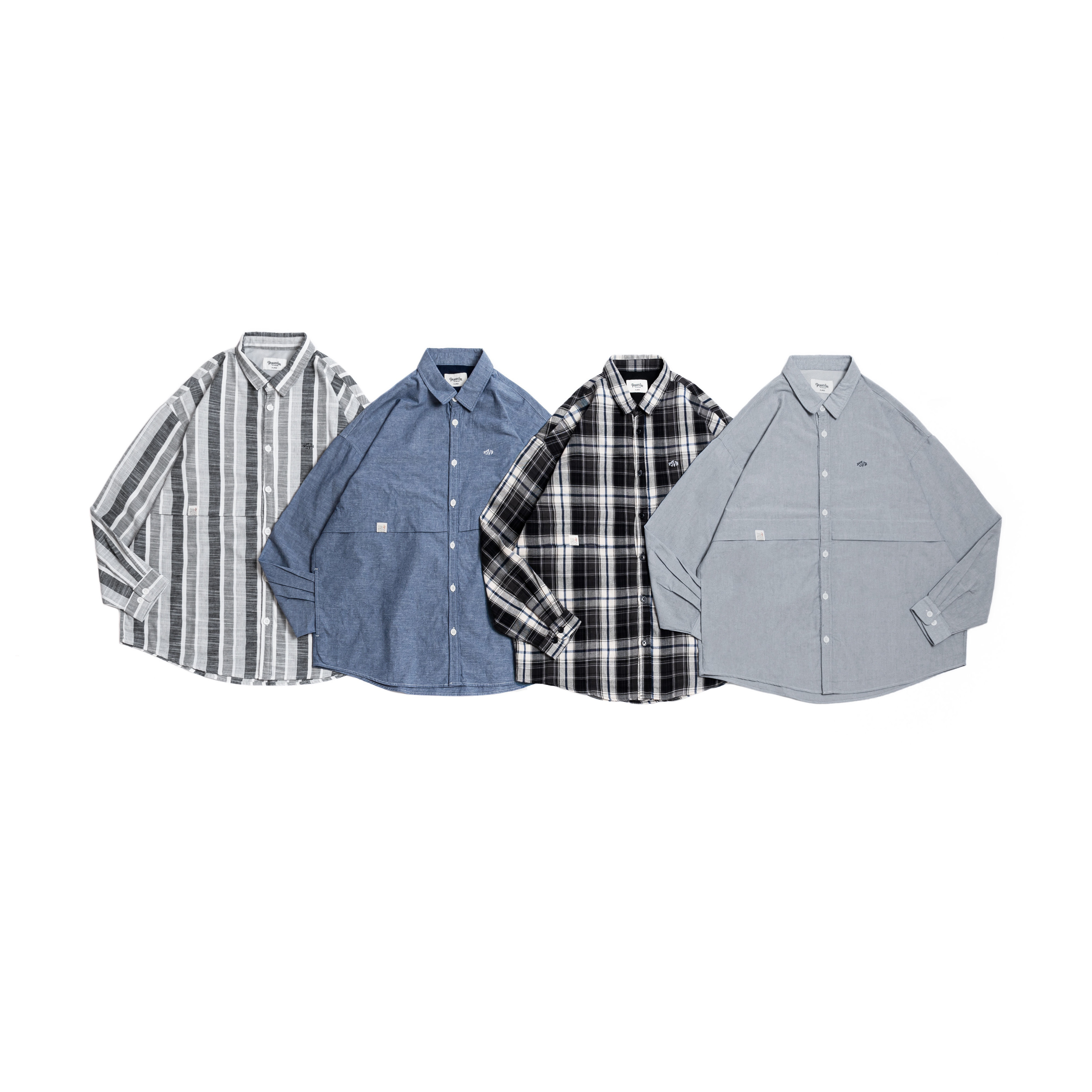 Persevere brand logo long-sleeve shirt