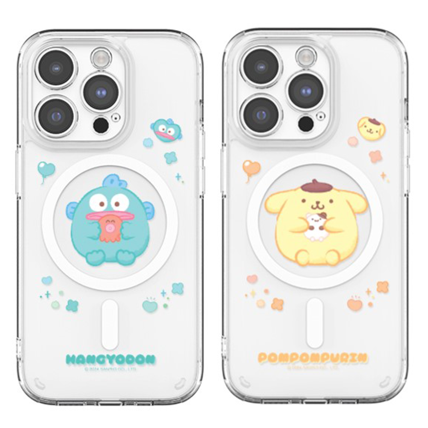 Sanrio - Magsafe Clear Hard Case - 氣墊防撞磁吸透明手機保護硬殼 TY BB