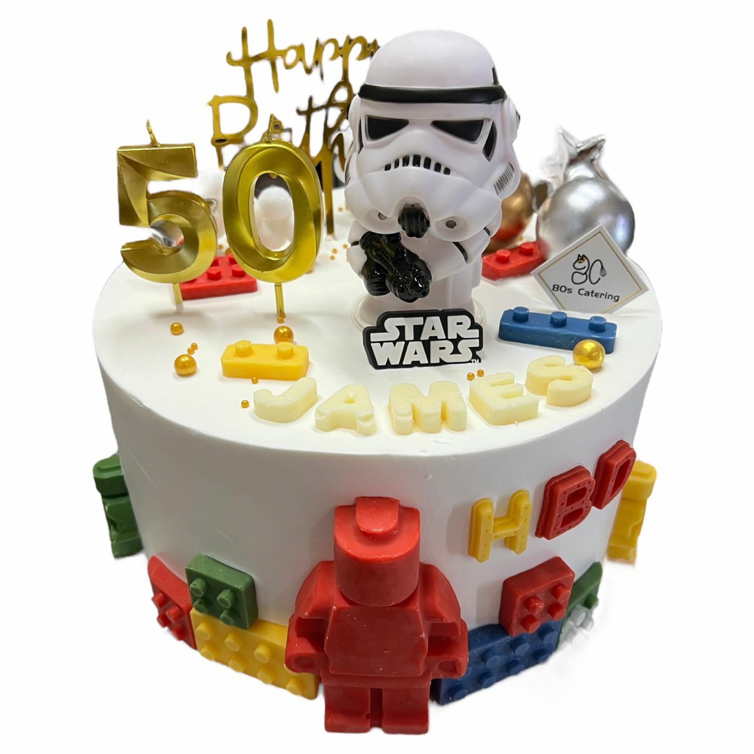 LEGO X star war 主題蛋糕