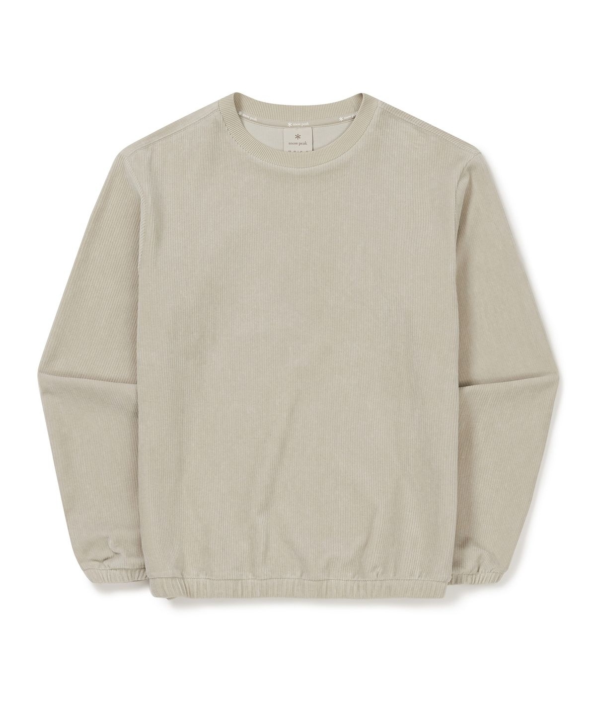 【代購】Snow Peak 雪諾必克 女 Corduroy 燈芯絨 大學T 衛衣 S24WWFHT71
