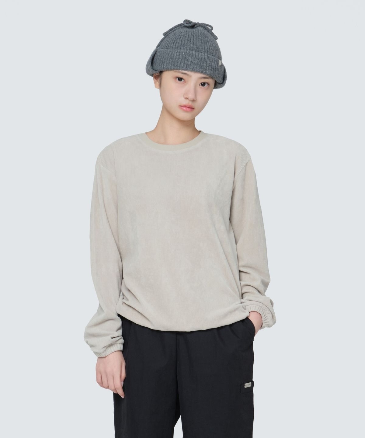 【代購】Snow Peak 雪諾必克 女 Corduroy 燈芯絨 大學T 衛衣 S24WWFHT71