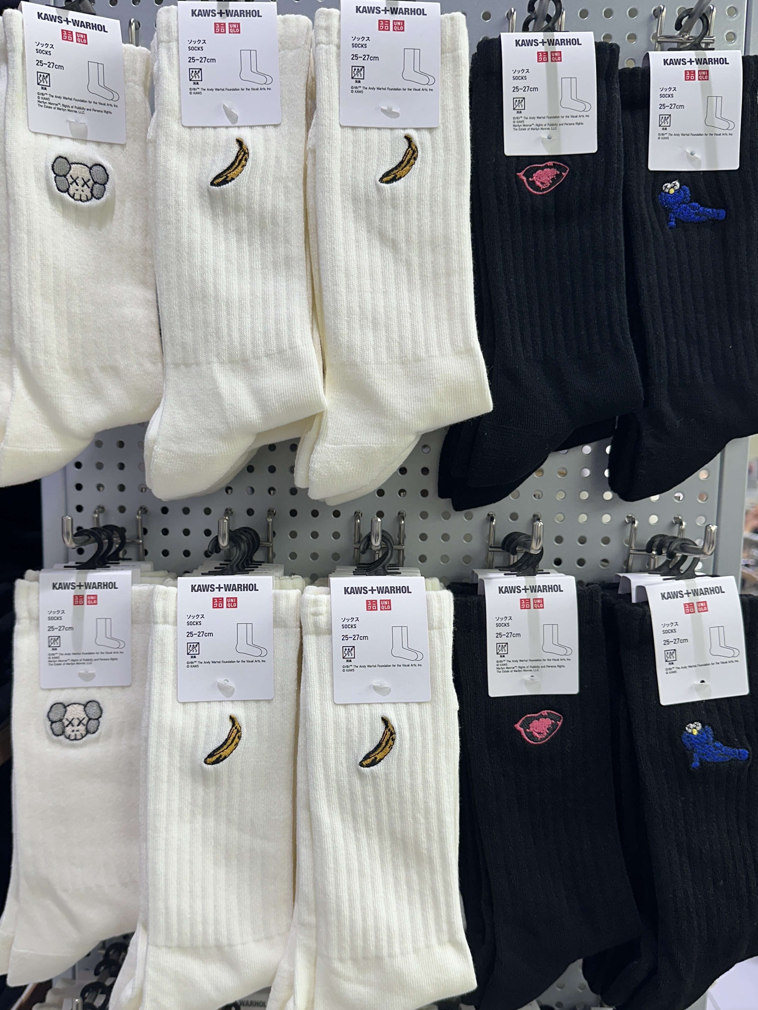 <現貨> 🇯🇵日本連線 UNIQLOxKAWS+WARHOL長襪