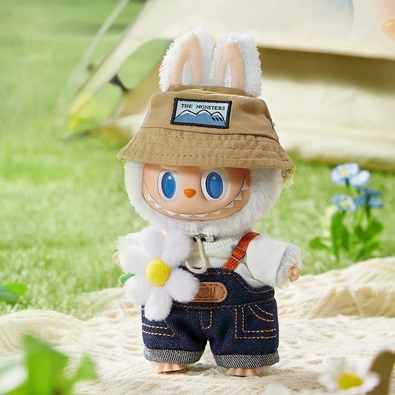 POP MART 泡泡瑪特 THE MONSTERS LABUBU 春天野在家系列 小春野 搪膠 毛绒公仔 掛件