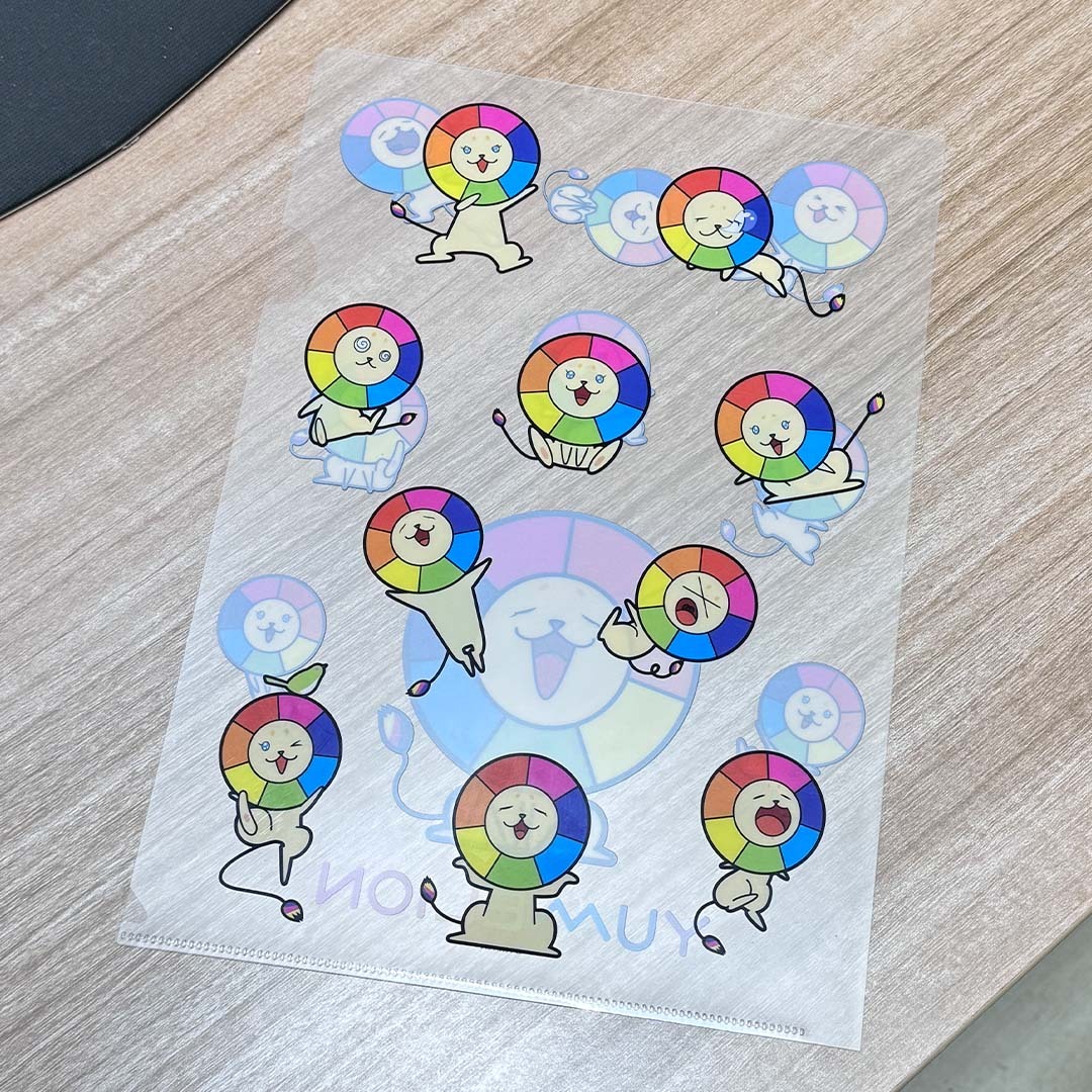 Kaikai Kiki FLOWERS  CLEAR FILES 村上隆 X 波堤獅  資料夾 A4 現貨