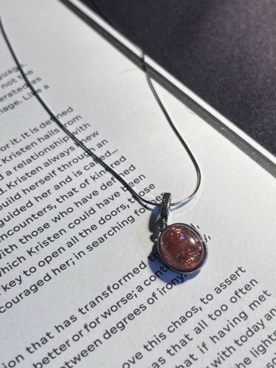 稀有礦頻925銀飾墜鍊