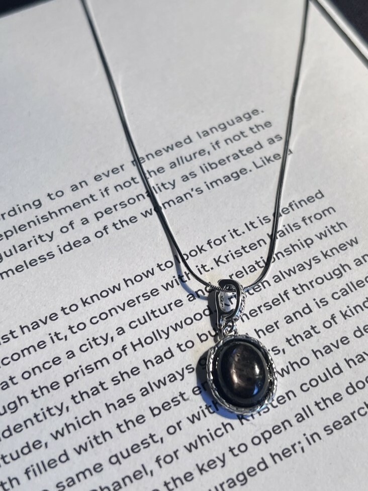 稀有礦頻925銀飾墜鍊