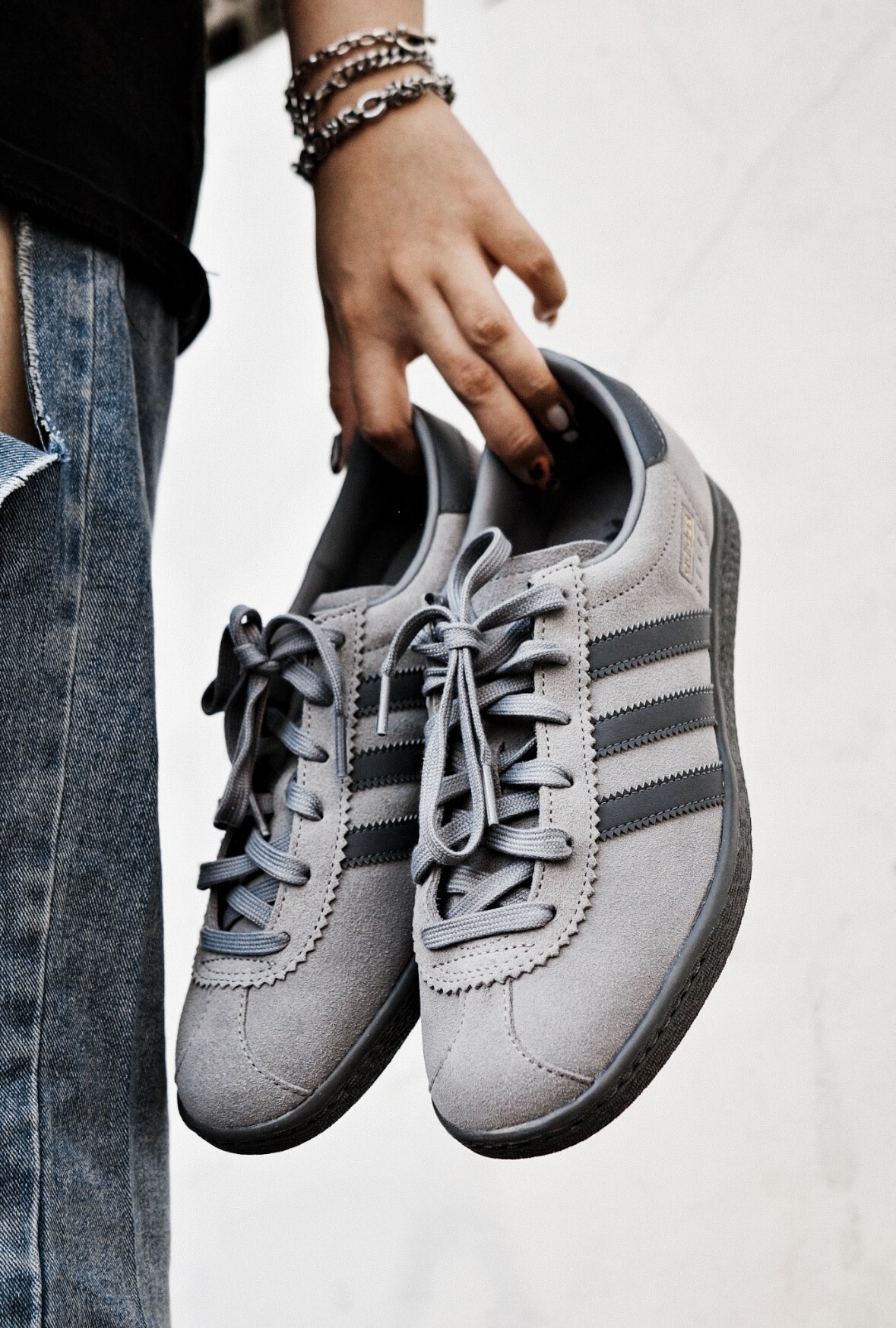 ADIDAS STADT SHOES GREY THREE 碳灰 JI1880