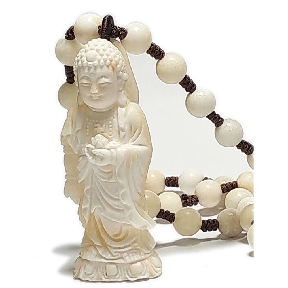 阿彌陀佛{白舍利}龍宮舍利項鍊AD【十方】153603