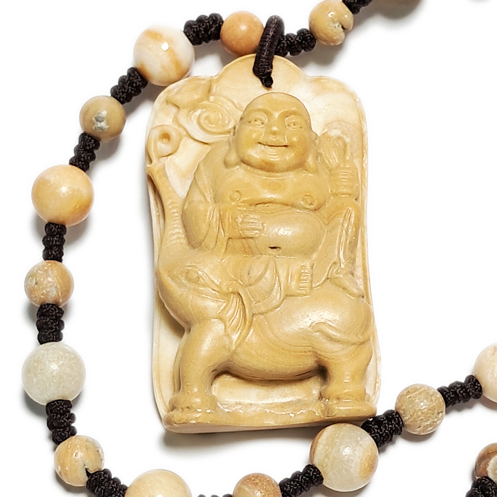 彌勒佛{象白舍利}龍宮舍利項鍊AD【十方】153604