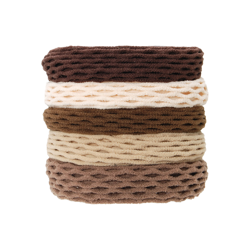 L. ERICKSON 網狀運動髮圈〈大地棕〉