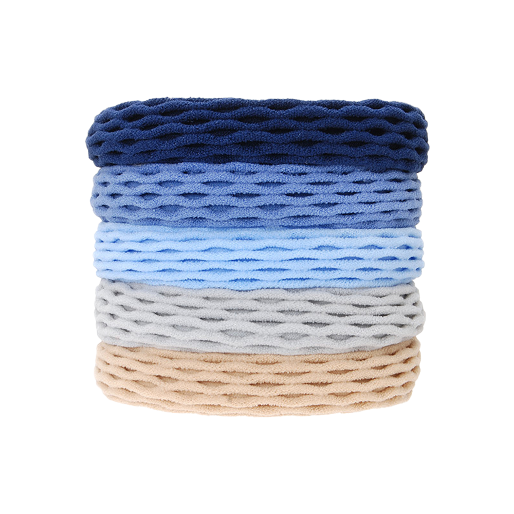 L. ERICKSON 網狀運動髮圈〈海岸藍〉