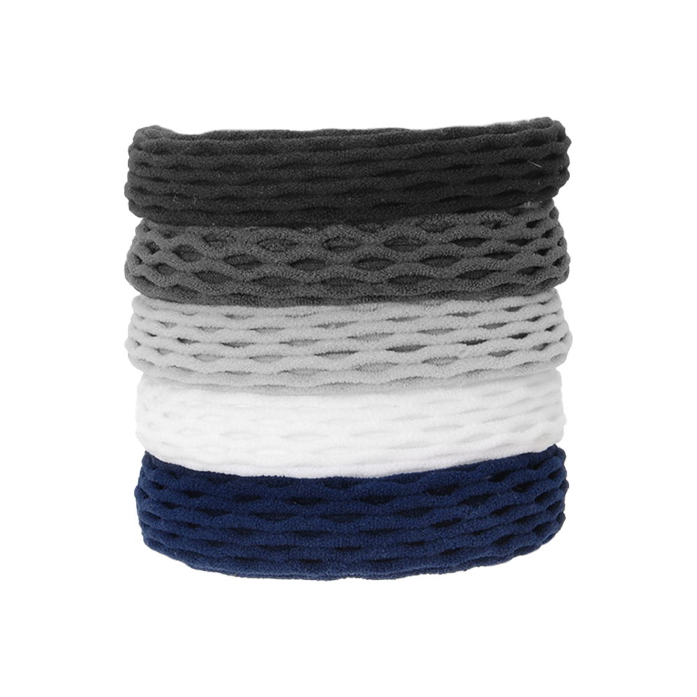 L. ERICKSON 網狀運動髮圈〈冷調灰〉