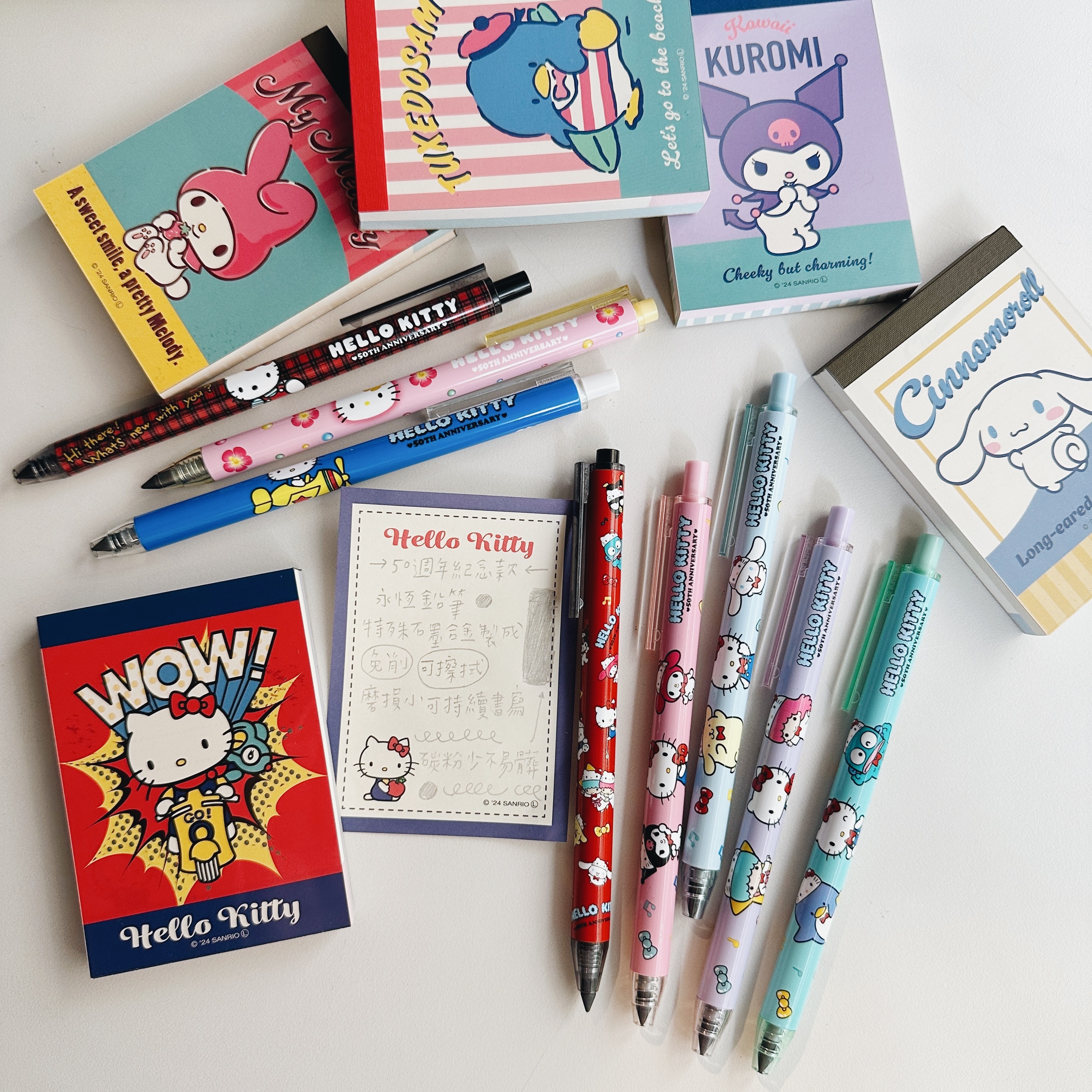 三麗鷗Kitty 可擦永恆鉛筆 按壓式 金屬免削｜日本 sun-star