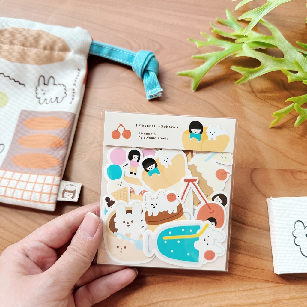 右手超人 10入防水貼紙_甜點時間