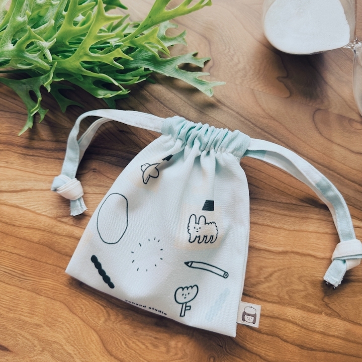 薄荷 束口袋｜右手超人