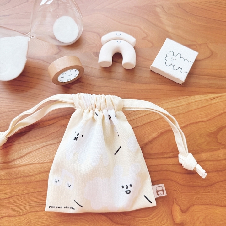 軟綿綿  束口袋｜右手超人