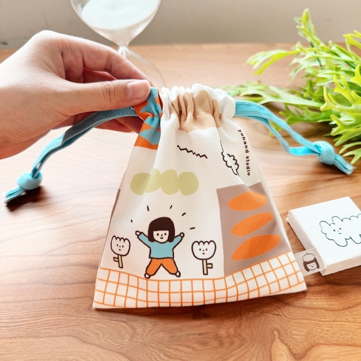 遊樂 束口袋｜右手超人