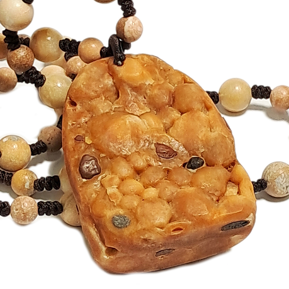 彌勒佛{血舍利}頂級龍宮舍利項鍊AB【十方】153590