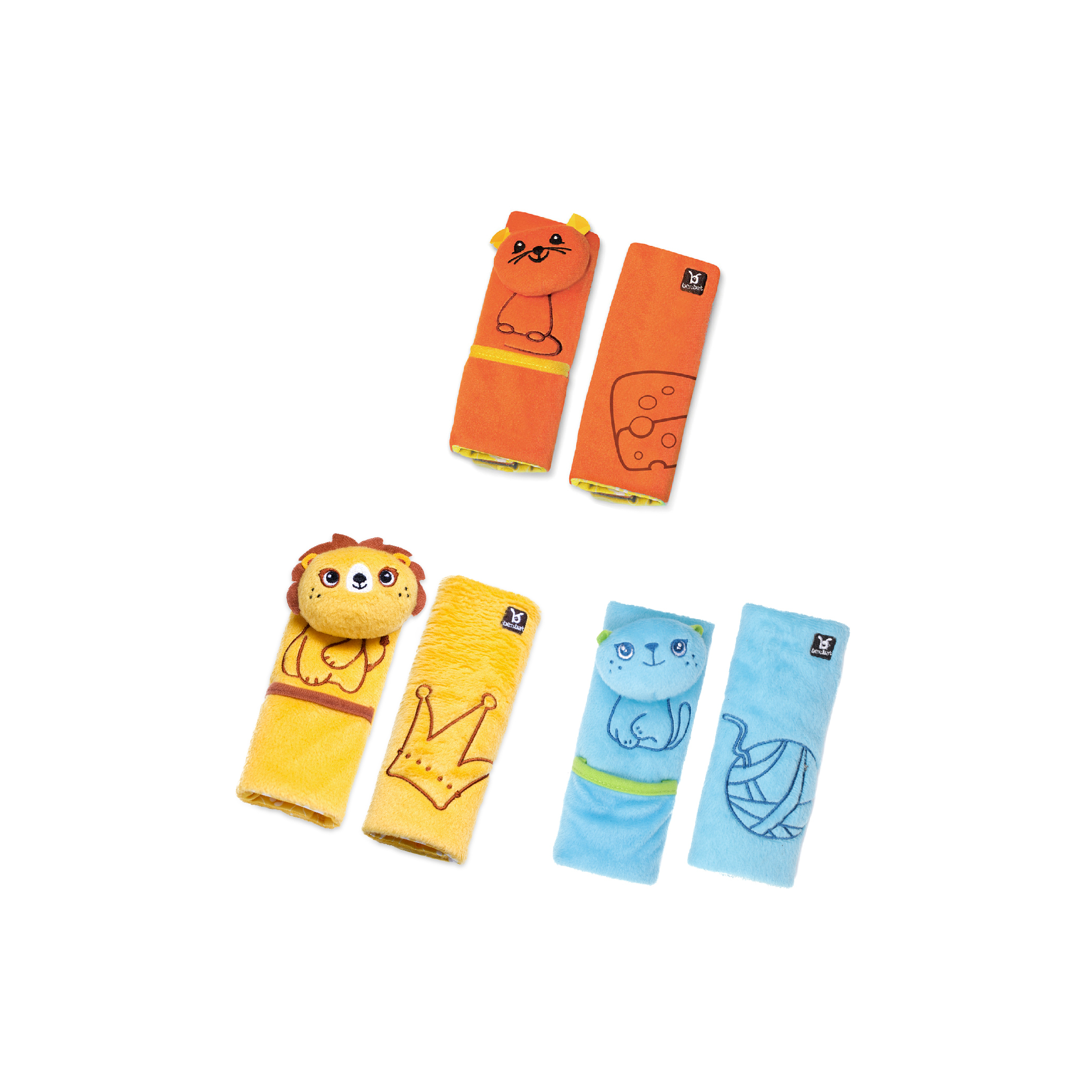 【Benbat】1-4歲安全帶護套(可愛動物系列)