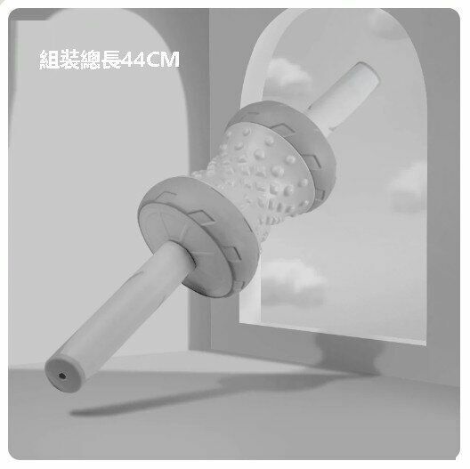 爆款健腹輪收腹運動健身器材【水墨眉黛灰-【可拆卸按摩健腹輪】