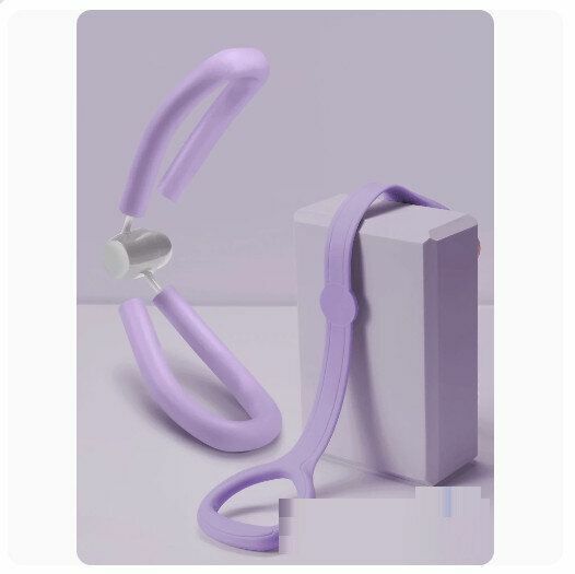 Popular model [enhanced version of shoulder opening and slimming combination] pelvic floor muscle trainer, postpartum repair device [lavender purple modified leg beauty device + one-line tensioner]