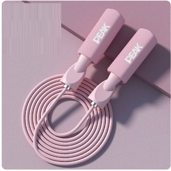 Hot recommended fitness sports skipping rope (upgraded rotating shaft skipping rope [PVC rope type] pink)