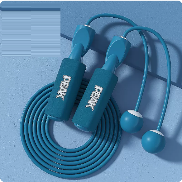 Hot recommended fitness sports skipping rope (upgraded rotating shaft skipping rope [cordless ball dual-purpose steel wire version] blue)