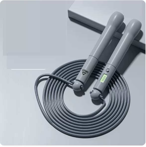 Hot recommended sports and fitness skipping rope (grey [mini counting model] racing skipping rope)