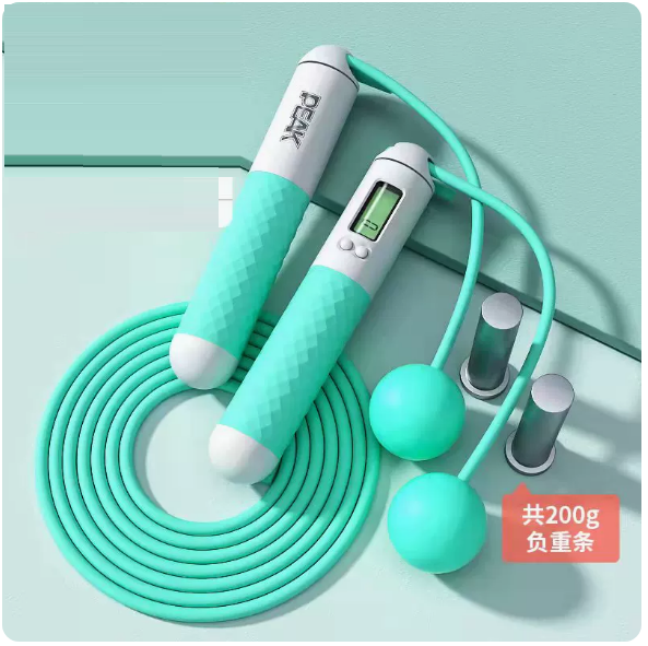 Hot recommended sports and fitness skipping rope (blue [professional counting wire rope weight-bearing dual-purpose model])