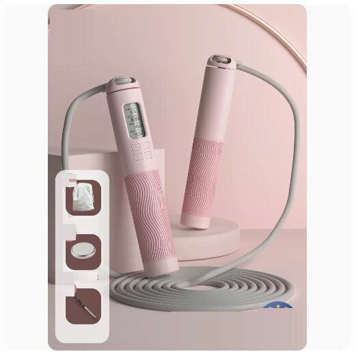 Hot recommended skipping rope [sweating long rope version-weight loss and body shaping--Sakura powder]